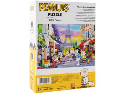 Imagem de Puzzle Quebra Cabeça Snoopy Peanuts 1000 Peças 04426 Grow