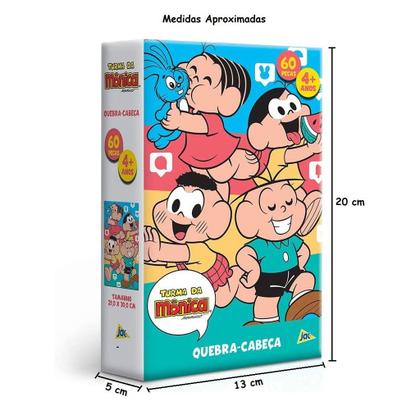 Imagem de Puzzle Quebra Cabeça Turma da Mônica 60 Peças 3083 - Toyster