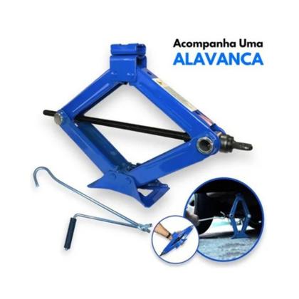 Imagem de Pw-e-0429 macaco sanfona 1.5 toneladas azul tech one