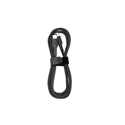 Imagem de QCY Cabo Turbo de Nylon Tipo - C 60w 3A 1m Cor Preto