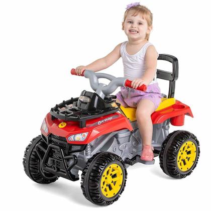 Imagem de Quadriciclo de Passeio e Pedal - Cross Up - Vermelho - Calesita