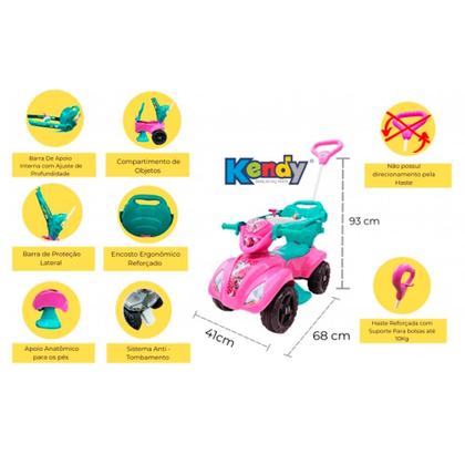Imagem de Quadriciclo Dog Rosa Kendy