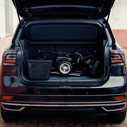 Imagem de Quadriciclo Elétrico Desmontável Dourado Potência Conforto e Desempenho Scooter