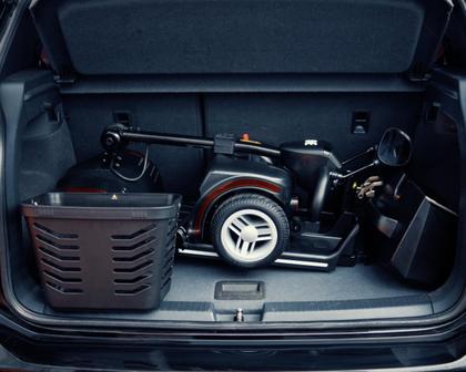 Imagem de Quadriciclo Elétrico Desmontável Dourado Potência Conforto e Desempenho Scooter