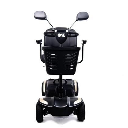 Imagem de Quadriciclo Elétrico Desmontável Dourado Potência Conforto e Desempenho Scooter