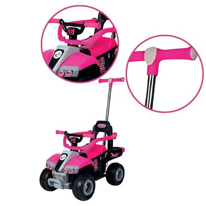 Imagem de Quadriciclo Elétrico Infantil com Empurrador 6V Unitoys