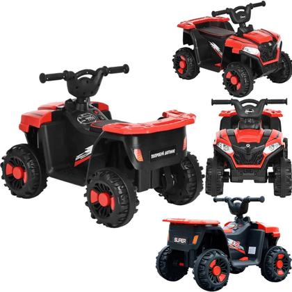 Imagem de Quadriciclo Eletrico Infantil Zippy Toys ATV Super 6V Vermelho
