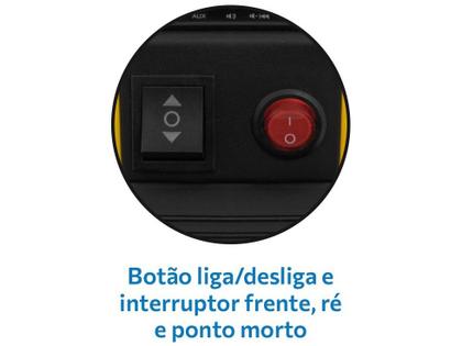 Imagem de Quadriciclo Infantil Elétrico Preto e Amarelo