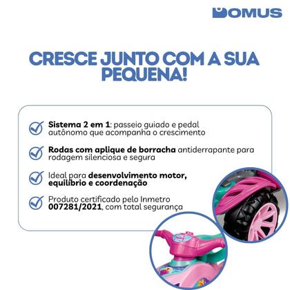 Imagem de Quadriciclo Infantil Lady Star 2 em 1 Passeio e Pedal Maral