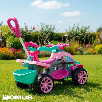 Imagem de Quadriciclo Infantil Lady Star 2 em 1 Passeio e Pedal Maral