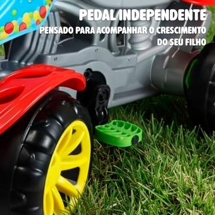 Imagem de Quadriciclo Infantil Menina 2 em 1 Passeio e Pedal Maral