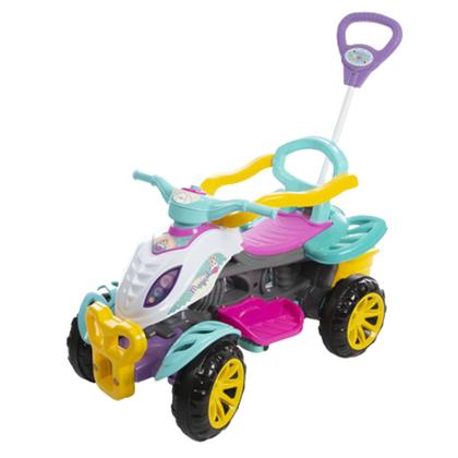 Imagem de Quadriciclo Infantil Passeio E Pedal Haste Empurrador
