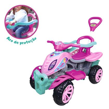 Imagem de Quadriciclo Infantil Passeio E Pedal Haste Empurrador