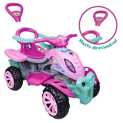 Imagem de Quadriciclo Infantil Passeio E Pedal Haste Empurrador