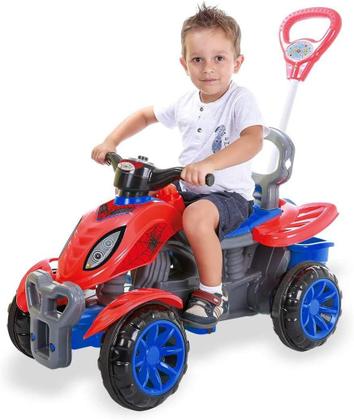 Imagem de Quadriciclo Infantil Passeio e Pedal Spider - Maral 3113