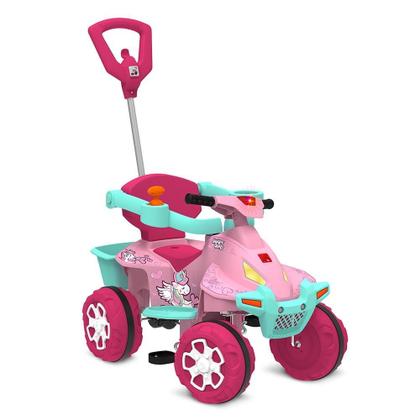 Imagem de Quadriciclo Passeio Smart Quad Pedal Rosa - Bandeirante