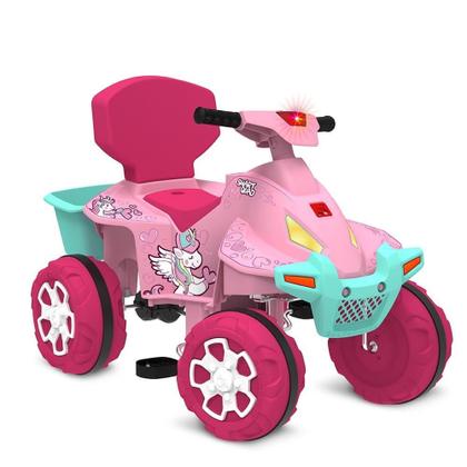 Imagem de Quadriciclo Passeio Smart Quad Pedal Rosa - Bandeirante