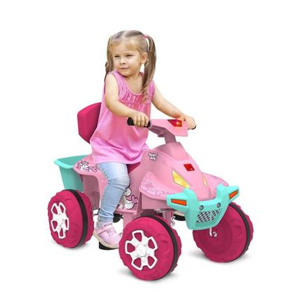 Imagem de Quadriciclo Passeio Smart Quad Pedal Rosa - Bandeirante