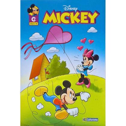 Imagem de Quadrinhos HQ Gibi Graphic Novel Formatinho 13,50x19 cm Lombada com Grampos Mickey nº 40 Culturama