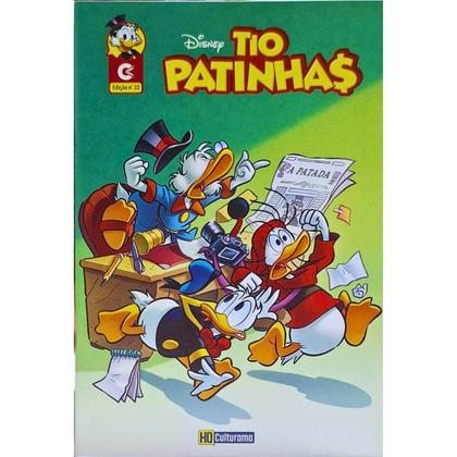 Imagem de Quadrinhos HQ Gibi Graphic Novel Formatinho 13,50x19 cm Lombada com Grampos Tio Patinhas nº 32 Culturama