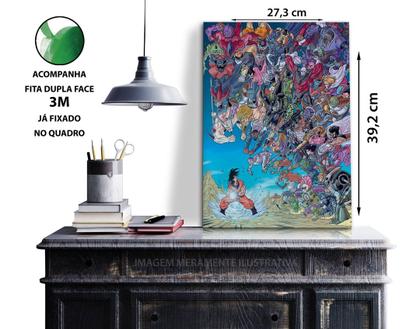 Imagem de Quadro A3 em MDF Anime 002