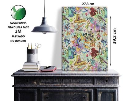 Imagem de Quadro A3 em MDF Disney Classicos 003