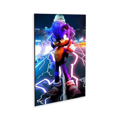 Imagem de Quadro A3 em MDF Sonic Movie 001 - Placa