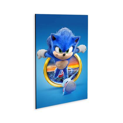 Imagem de Quadro A3 em MDF Sonic Movie 002 - Placa