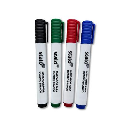 Imagem de Quadro Branco 90x60 Moldura em aluminio soft com apagador e 4 Caneta