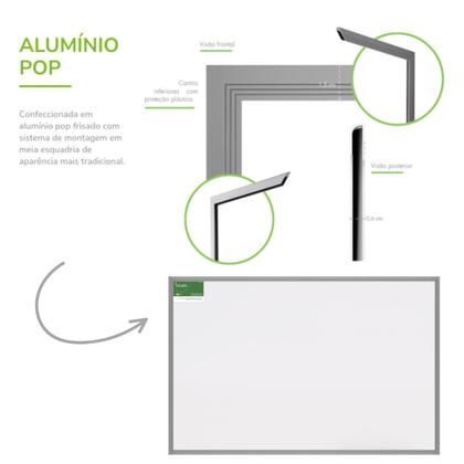 Imagem de QUADRO BRANCO SOUZA LUXO MOLD. ALUMÍNIO POP - 100x70