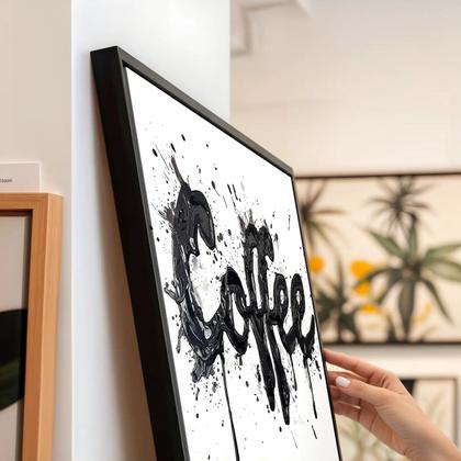 Imagem de Quadro Café em Explosão de Criatividade Dinâmica