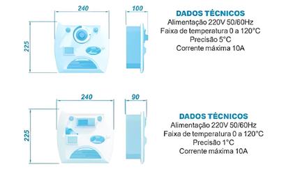 Imagem de Quadro comando digital sauna compact line sodramar