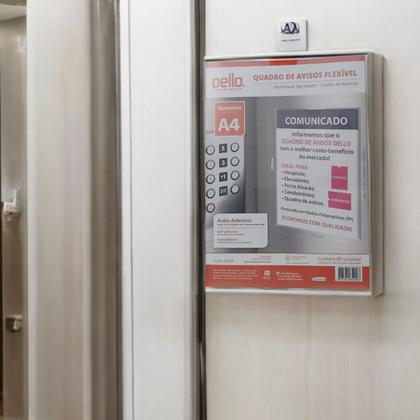 Imagem de Quadro de Aviso A4 Cristal Display Expositor