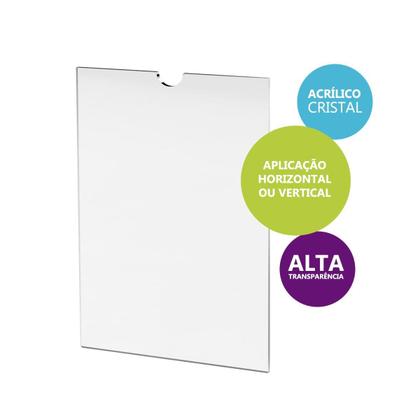 Imagem de Quadro De Aviso A4 Display De Parede Acrílico