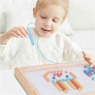 Imagem de Quadro de Desenho Magnetico Ball Brinquedo Infantil Pedagógico em Madeira Educativo