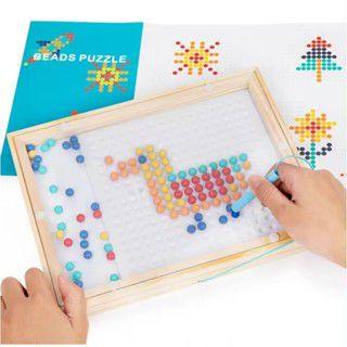 Imagem de Quadro de Desenho Magnetico Ball Brinquedo Infantil Pedagógico em Madeira Educativo