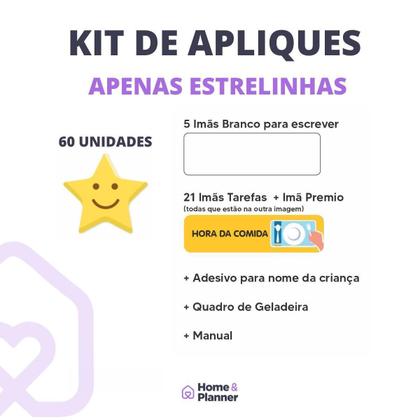 Imagem de Quadro De Rotina Infantil Geladeira -Divertidamente Estrelas