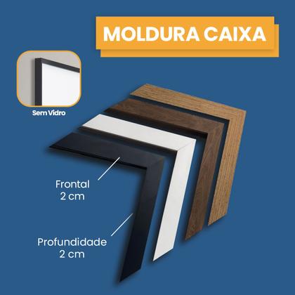 Imagem de Quadro Decorativo Abstrato Folha Tropical Dourada com 2 telas para Sala Quarto Escritório