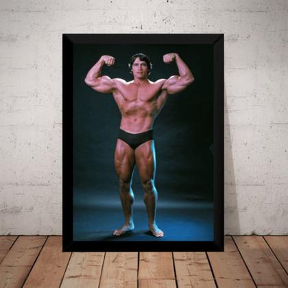 Imagem de Quadro Decorativo Academia Arnold Schwarzenegger Cenario