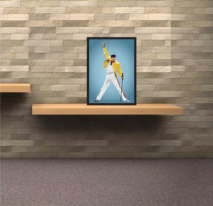 Imagem de Quadro Decorativo Bandas Freddie Mercury Queen Com Moldura Salas e Quartos G02