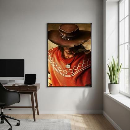 Imagem de Quadro Decorativo Boiadeiro Guia Espiritual - 70X50Cm