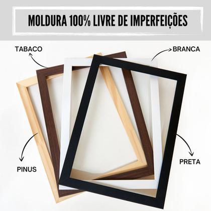 Imagem de Quadro decorativo café e vinho 33x43 AM-PM moldura e vidro