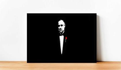 Imagem de Quadro Decorativo Cinema O Poderoso Chefão The Godfather Filmes Quartos Salas Com Moldura RC000