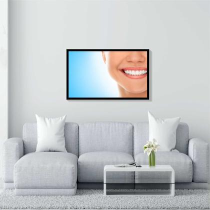 Imagem de Quadro Decorativo Dentista Dentes Odontologia Consultórios Salas Com Moldura RC000