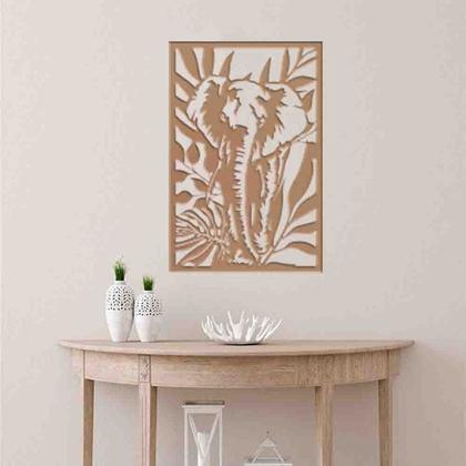 Imagem de Quadro Decorativo Elefante Vazado  MDF 3mm