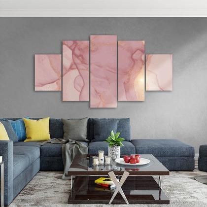 Imagem de Quadro Decorativo em Mosaico MDF Mármore 25 115x60cm