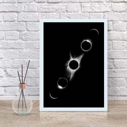 Imagem de Quadro Decorativo Fotografia Eclipse Lunar 33x24cm