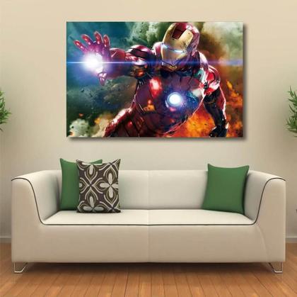 Imagem de Quadro decorativo Homem de Ferro Artístico - Tela em Tecido