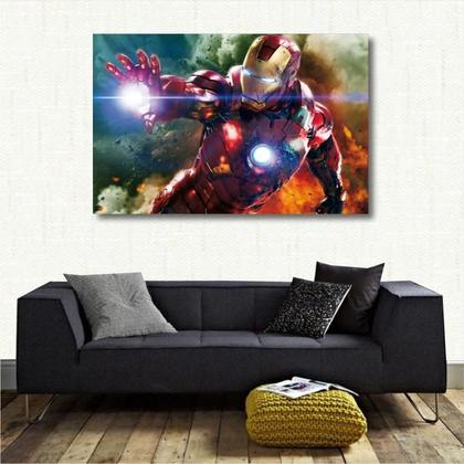 Imagem de Quadro decorativo Homem de Ferro Artístico - Tela em Tecido