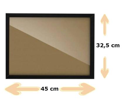 Imagem de Quadro Decorativo Jogo Virtual Clássico de Blocos Tetris com Moldura E Acetato Tamanho A3